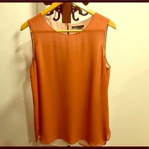 Vince dusty rose lined tank top
